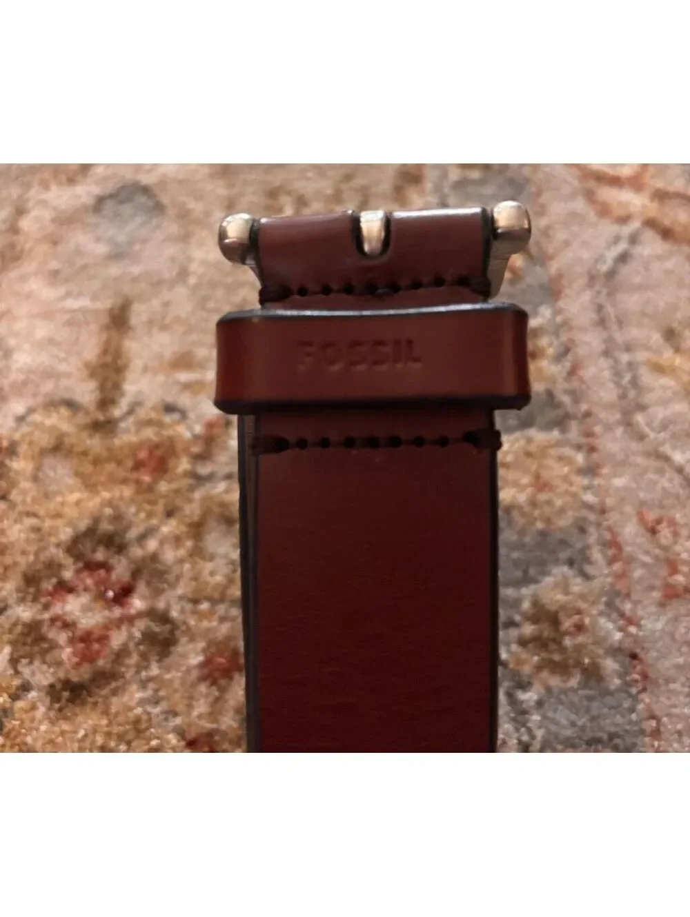 Fossil Genuine Leather Brown Belt Size 44/110